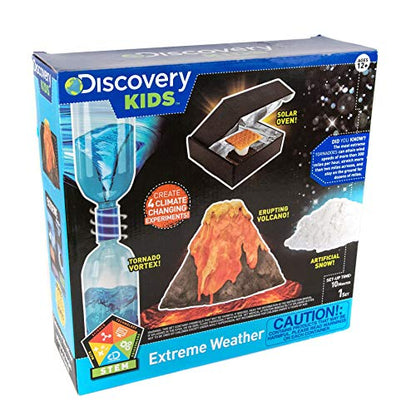 Discovery Extreme Weather STEM Science Kit, At-Home STEM Kits For Kids Age 12 And Up, Weather Experiment Kits for Young Scientists, DIY Volcano & Artificial Snow
