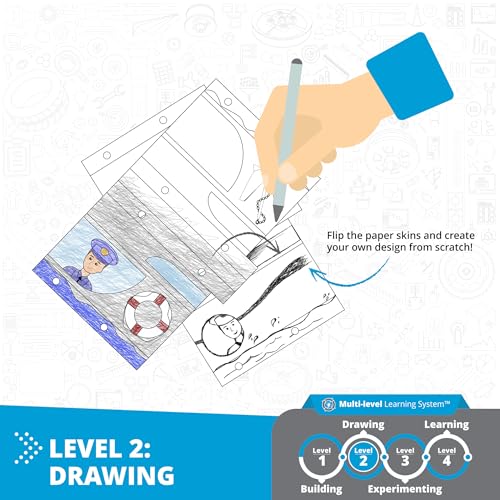 Engino STEAM Labs, How Buoyancy Works, STEAM Toys for Ages 8+, Construction Kit, STEM Project for Girls & Boys, Learning & Education Toys, Experiment & Art Activities (4 Models) - style: How buoyancy works?