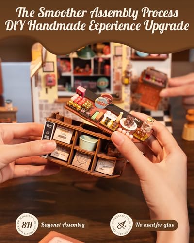 Rolife DIY Miniature House Shop Series - Henry's Chocolate Shop - color: Henry's Chocolate Shop