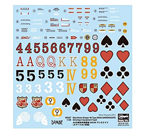 Hasegawa Seisakusho Co 1:20 Scale Maschinen Krieger Type Mark 44 Ammoknights Model Kit