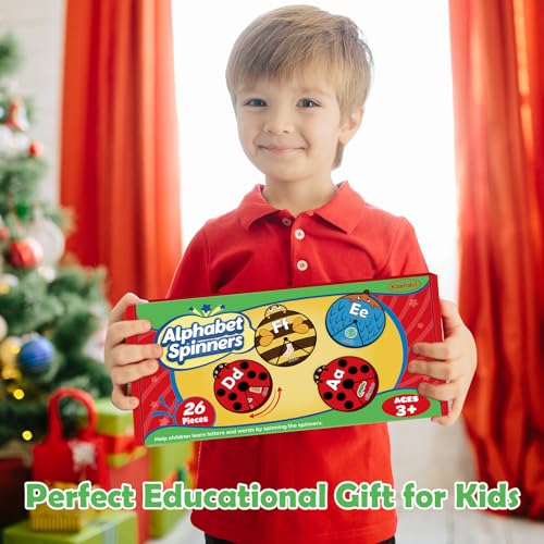 Kasfalci Alphabet Cards, Alphabet Learning Toys, ABC Learning for Toddlers, Letter Matching Game, Sight Words, Kindergarten Preschool Learning Activities, Montessori Educational Toy for Kids - style: Alphabet
