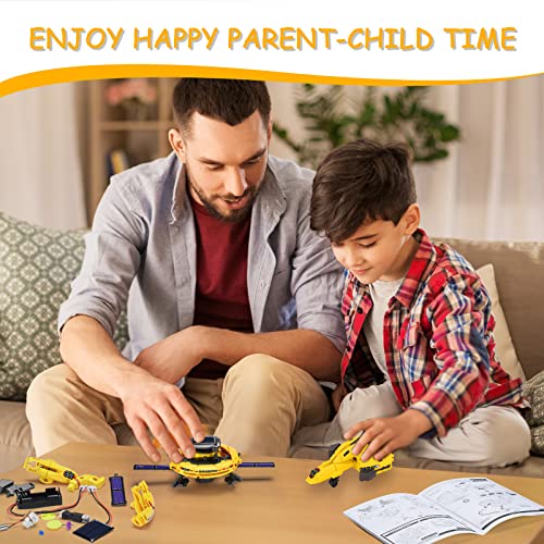 AESGOGO STEM Projects for Kids Ages 8-12, Science Experiment Solar Robot Toys for Kids to Build.