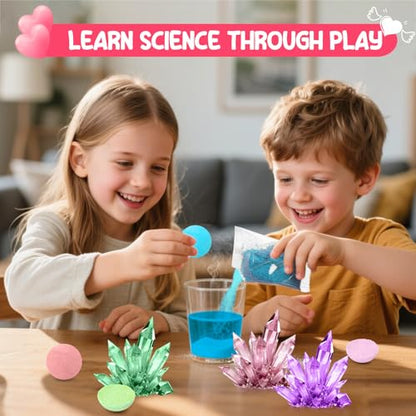 Grenfield 24PCS Kids Science Kit Planting Crystal Bulk, Easter Egg Fillers, Basket Stuffers for Kids Easter Egg Stuffers, Classroom Prizes, for Easter Egg Hunts, Party Favors, Kids, School