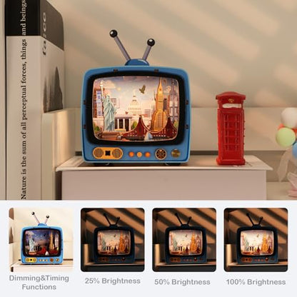 Shuttle to New York 3D Wooden Puzzle with LED Lights, DIY Model Craft Kit for Adults & Kids, Creative Building Set and Unique Home Decor Gift - style: Shuttle to New York