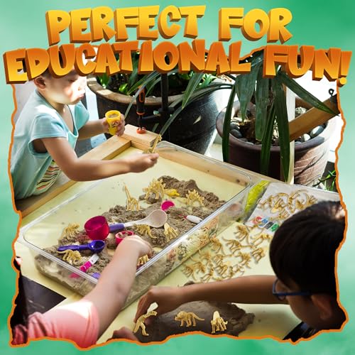 Dinosaur Fossil Skeleton (Pack of 24) 3.7 Inch Assorted Dino Toys for Kids - style: 24-Pcs