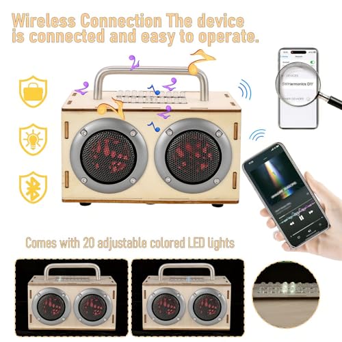 DIY Bluetooth Speaker Kit for Kids 8-10 - STEM Kits Science Project Toys - color: Gray