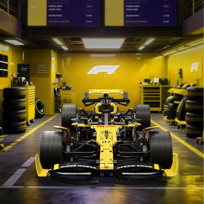 JSINMA Technic F1 RS20 Racing Car Building Kit – 1:8 Scale Collectible Set for Adults, 1650+ PCS Display Model with Realistic Details – DIY Engineering Gift for F1 Fans, Home or Office Display