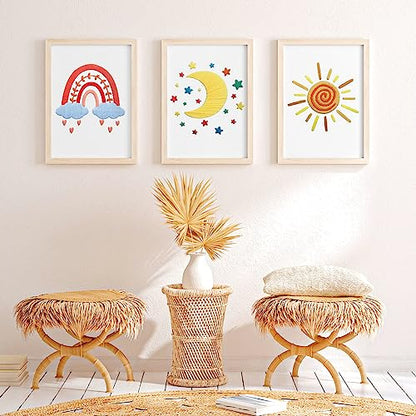Yinder 5 Set Embroidery Kit for Beginner Starter Kit, Rainbow - style: Rainbow