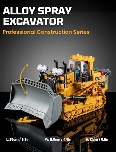 Spray Rc Bulldozer Toys for Boys 11 Channel 50 mins Playtime - style: RC Dozer