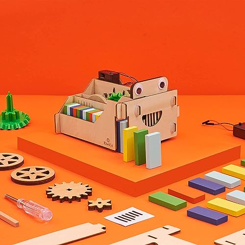 KiwiCo Domino Machine STEM Toy - Automatic Chain Reaction Builder, Ages 9+ - size: 7.5 inches x 11 inches x 3.38 inches