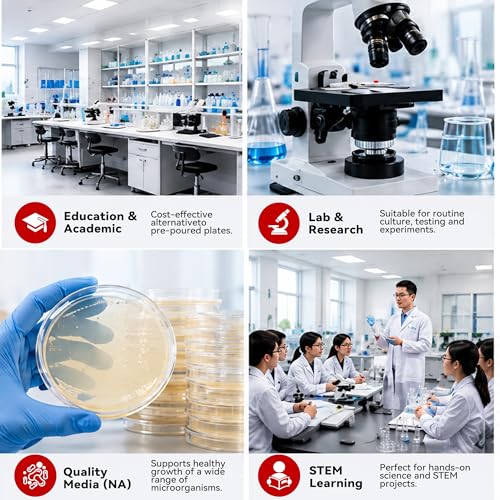 Nutrient Agar Powder 250g - Microbiology Culture Medium for Petri Dishes