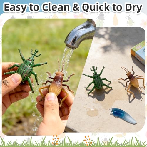 Fake Plastic Bug Insects Toys for Kids/Toddlers, Halloween Party Favors