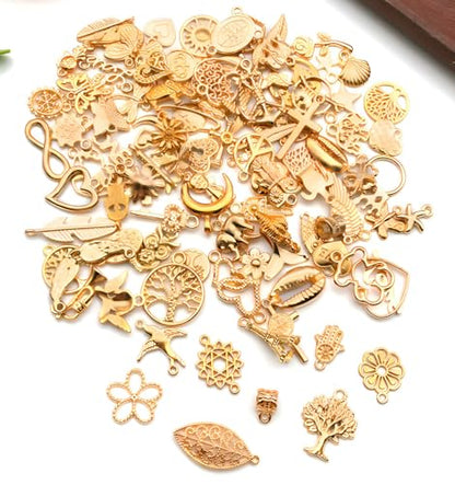 Jewelry Making Charms Pendants for Bracelet Bulk lot Necklace Earrings Keychain Charms Beads DIY Kit Trendy Craft