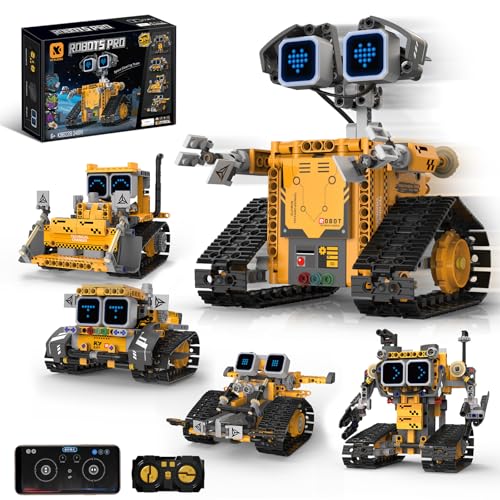 STEM Robotics Kit for Kids 8-12, APP & Remote Control Robot Building Kits