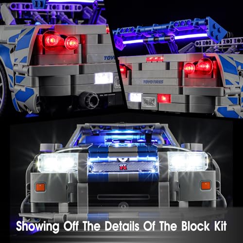 LED Light for Lego 42210 2 Fast 2 Furious Nissan Skyline GT-R (R34) Set, Light Kit Compatible with Lego 42210 Building Blocks Model, Not Included The Model Set - style: 42210