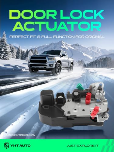 YHTAUTO Rear Passenger Side Door Lock Latch Actuator for Dodge - size: Rear Passenger Side