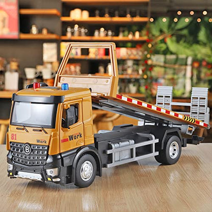 OANMYJJO Construction Truck Toys for Boys, Diecast Kid Play Tow Truck - color: Tow Truck