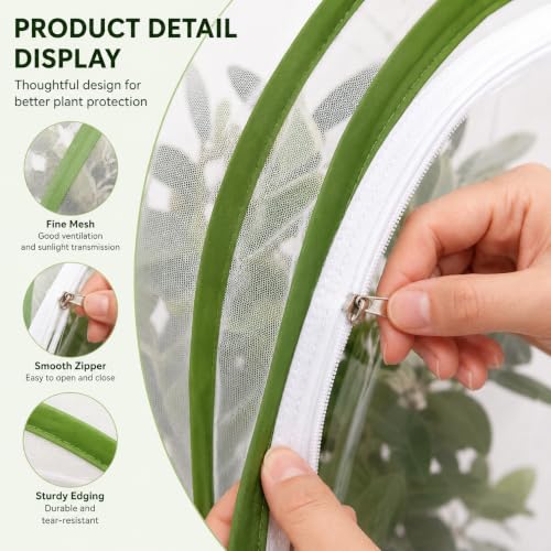 Insect & Butterfly Habitat Cage, Portable Pop-Up Terrarium with Mesh Sides, Bug Catching & Observation Enclosure for Caterpillars, Small Insects, Outdoor & Classroom Use, 12.0 Inches Tall