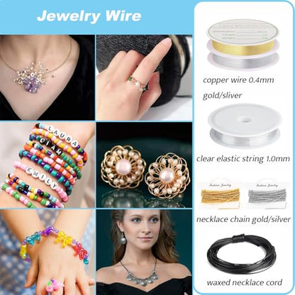 Jewelry Making Supplies Kits Repair Tools for Adults with jewelry findings - color: Multicolor