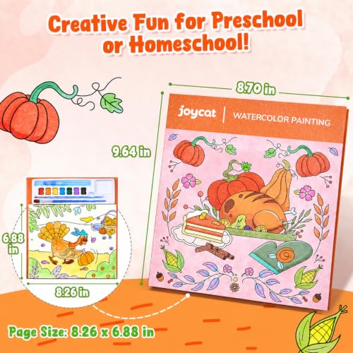 JoyCat Paint with Water Coloring Books for Toddlers (Thanksgiving) - style: Thanksgiving