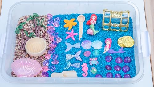 Mermaid Sensory Bin Kit for Kids - style: Mermaid Sensory Bin Kit
