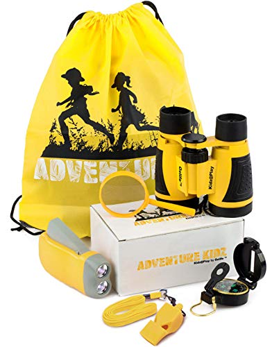 Adventure Kidz Yellow Outdoor Exploration Kit for Children - color: Yellow