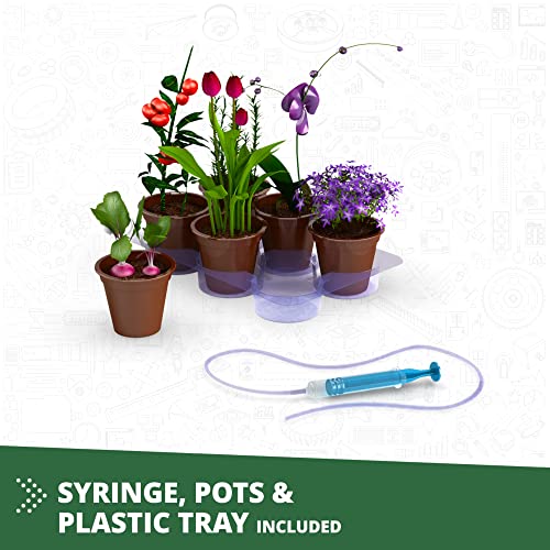 Engino: Discovering STEM - Botanic Laboratory: Photosynthesis, Ventilation & Gardening - 4 Models, Toy Structure Brick Building Set, Snap-Fit, Kids 9+