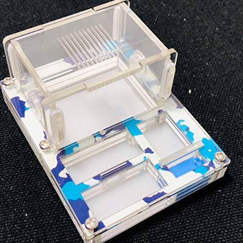 ANT Mini DIY Acrylic Flat Farm Nest with Feeding Area House for Queen Laying Eggs Anthill with Moisturizing Zone (Winter) - color: winter