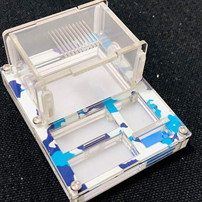 ANT Mini DIY Acrylic Flat Farm Nest with Feeding Area House for Queen Laying Eggs Anthill with Moisturizing Zone (Winter) - color: winter