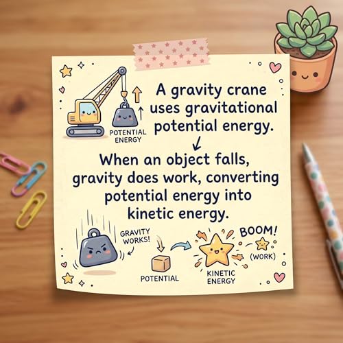 STEM Gravity Crane Science Kit, DIY Pulley & Lever, Energy Conversion - style: Gravity Crane