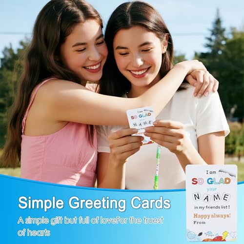 Tuhangcc 776 Pcs DIY Back to School Keychain Making Kit: Heart-Shaped Beads Adjustable Letter Alphabet Beads Strings, Gradient Brilliant Beads, 16 Charm Cards for Welcome First Day of School Gift - color: Gradient