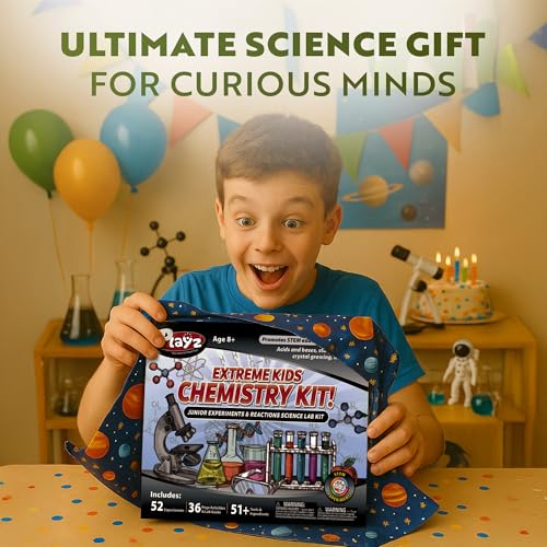 Playz Extreme Chemistry Educational Science Kits for Kids Age 8-12