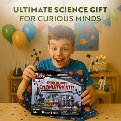 Playz Extreme Chemistry Educational Science Kits for Kids Age 8-12
