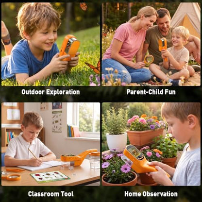 SEEKID Bug Catcher for Kids with 2.4" Screen (Yellow) - color: Yellow