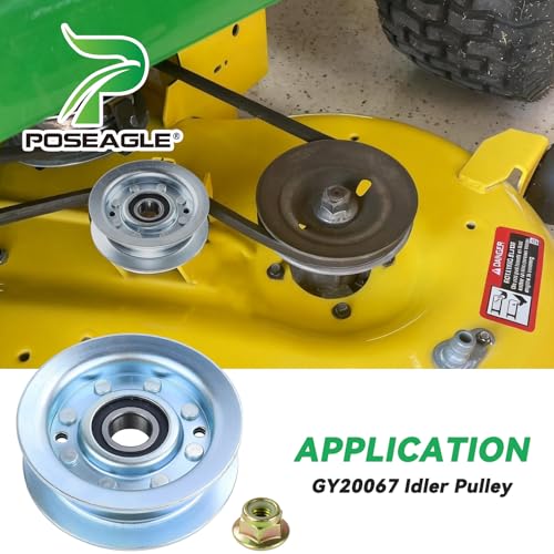 GY22172 Idler Pulley for John Deere 42" 48" D140 L130 LA145 Decks - size: 1xGY22172