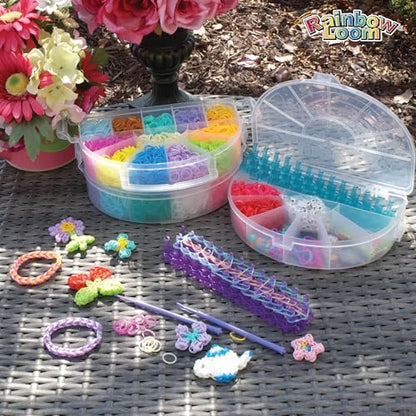 Rainbow Loom Mighty Rainbow Case - 6,000 Rubber Bands & 2 Mighty Looms