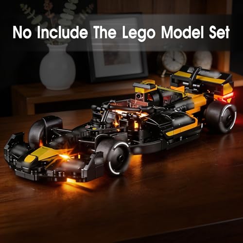 LED Light for Lego 77252 APXGP Team Race Car from F1 The Movie Set, Light Kit Compatible with Lego 77252 Building Blocks Model, Not Included The Model Set - style: Modern