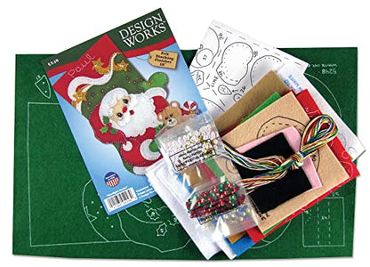 Starlight Santa Felt Stocking Kit