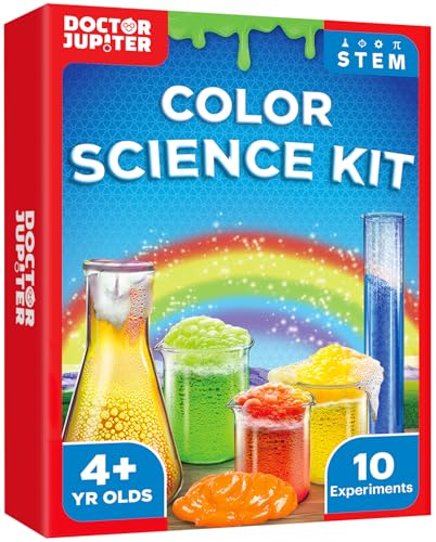 Doctor Jupiter Color Science Experiments Kit for Kids Ages 4+ - style: Color Science Kit: 4+