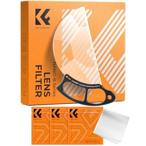 K&F CONCEPT 100mm Handheld Subtle Kaleidoscope Filter - size: 100mm