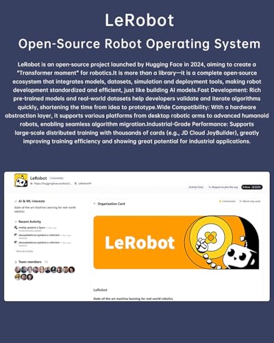 SO-ARM101 6DOF Open Source Robotic Arm, LeRobot Compatible Python AI Robot DIY Kit for STEM & Research, Standard/Pro, DIY/Pre-Assembled Available (Pro DIY Kit)