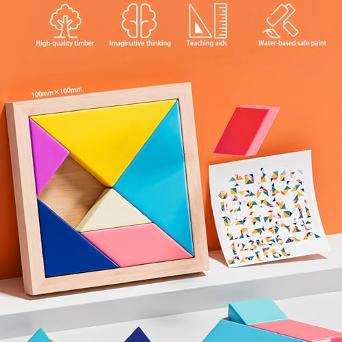 4 Pack Wooden Blocks Puzzles