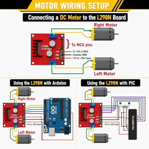 8-Set TT Gear Motor with Tire Wheel Kit, 3-6V DC