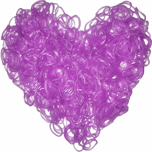 Loom Rubber Band Refill, Luminous Purple 900 Pcs. - color: Luminous Purple