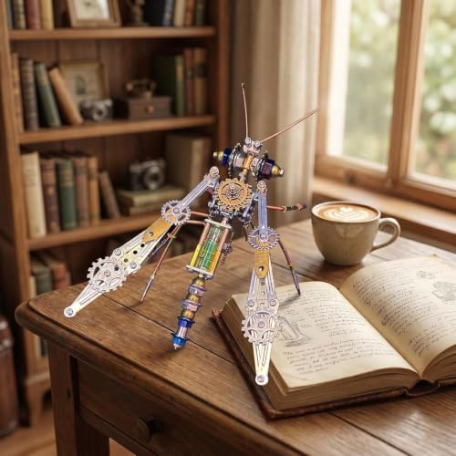 3D Metal Puzzles for Adults Teens-160+Pcs-Mechanical Mosquito Bee Insect Models-3 Hours to Build-Ideal for Birthday Gifts and Decorations (Mechanical Mosquito) - style: Mechanical mosquito