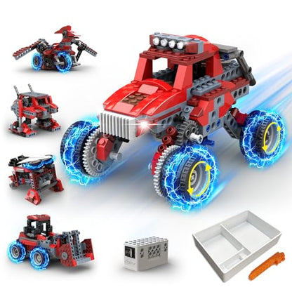 Apitor Robot B 8-in-1 Monster Truck Building Kit STEM Toys for Kids 6-12 - style: Robot B