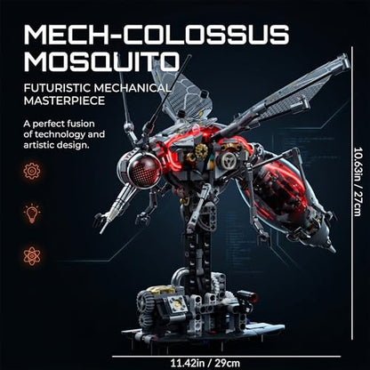 Mechanical Mosquito Building Set for Adults - color: Grey