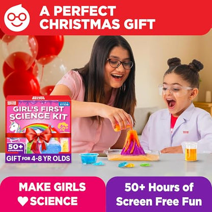 Doctor Jupiter Girls' First Science Experiments Kit for Kids Ages 4+ - style: Girls' First Science Kit Starter: 4+