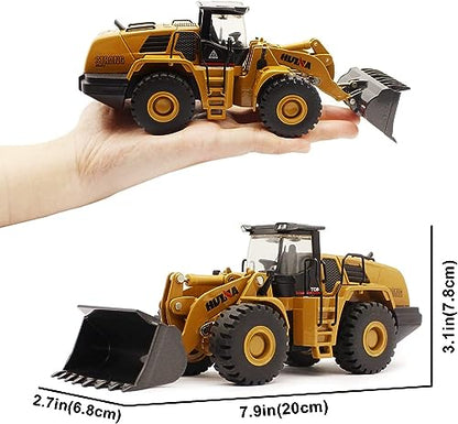Gemini&Genius Mechanical Loader Toy Construction Vehicle Wheeled Loader Toy
