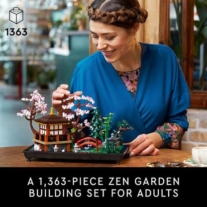 LEGO Icons Tranquil Garden Building Set - Detailed Japanese Zen Garden DIY Kit for Adults, Ages 18+ - Gift for Birthday - Building Block Set for Home Decor - 10315 - style: Standard Packaging